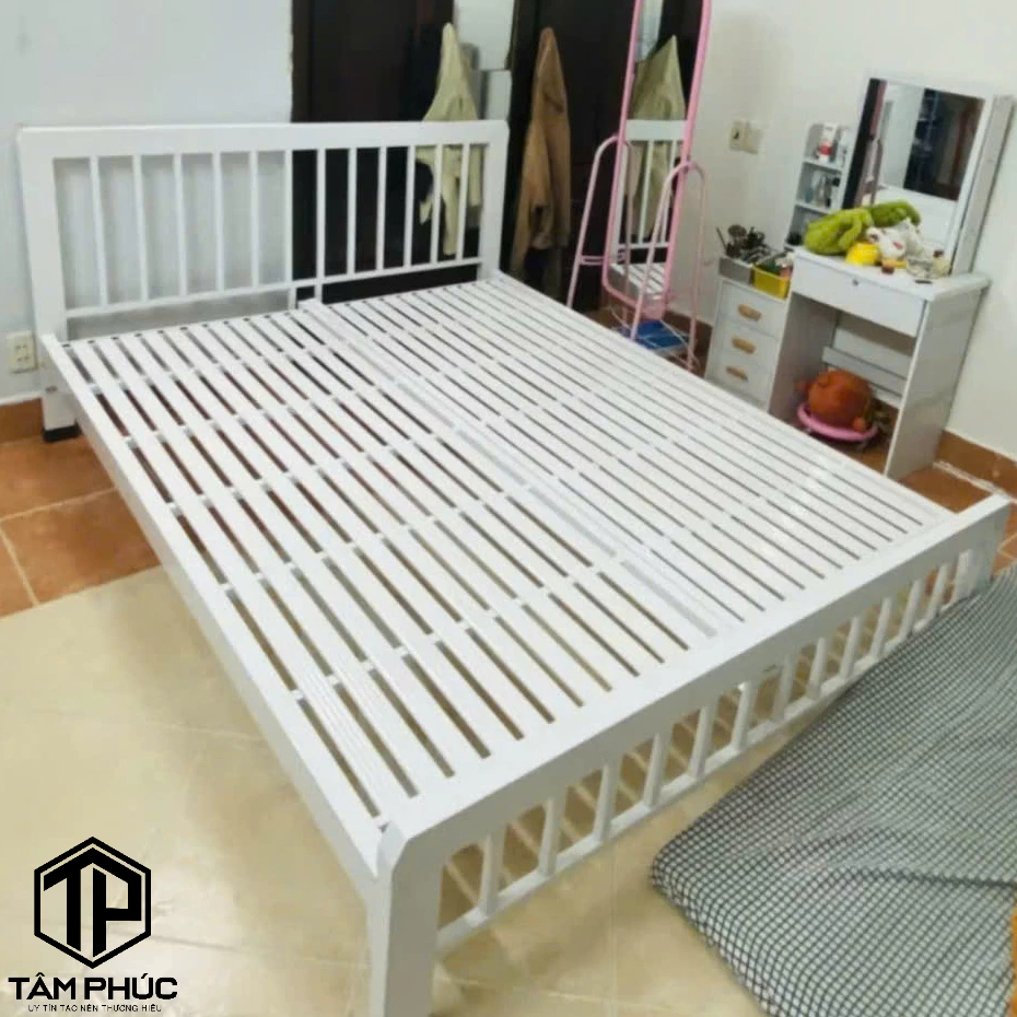giường sắt đơn giá rẻ 1m, 1m2, 1m4, 1m6, 1m8, 2m