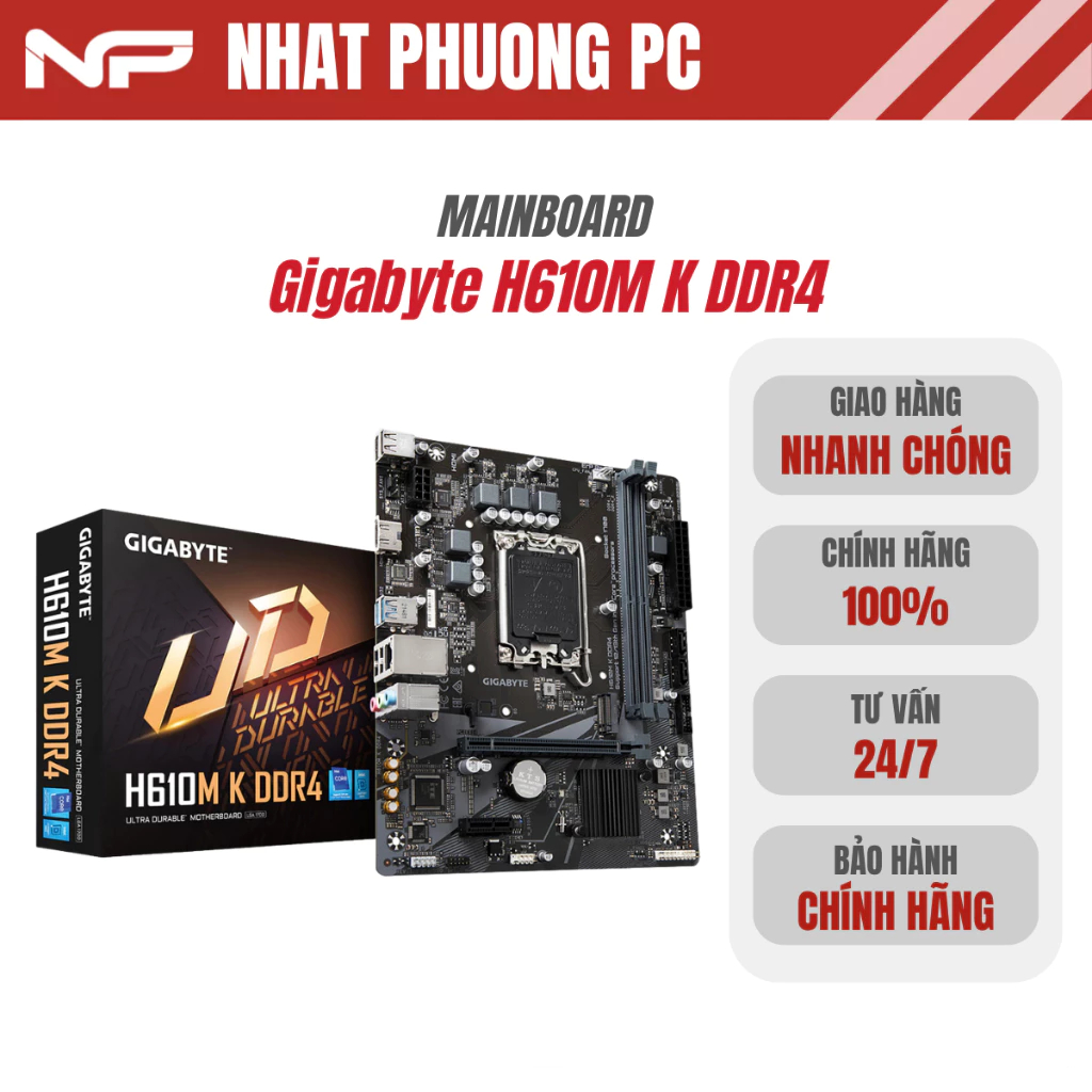 Mainboard Gigabyte H610M K DDR4