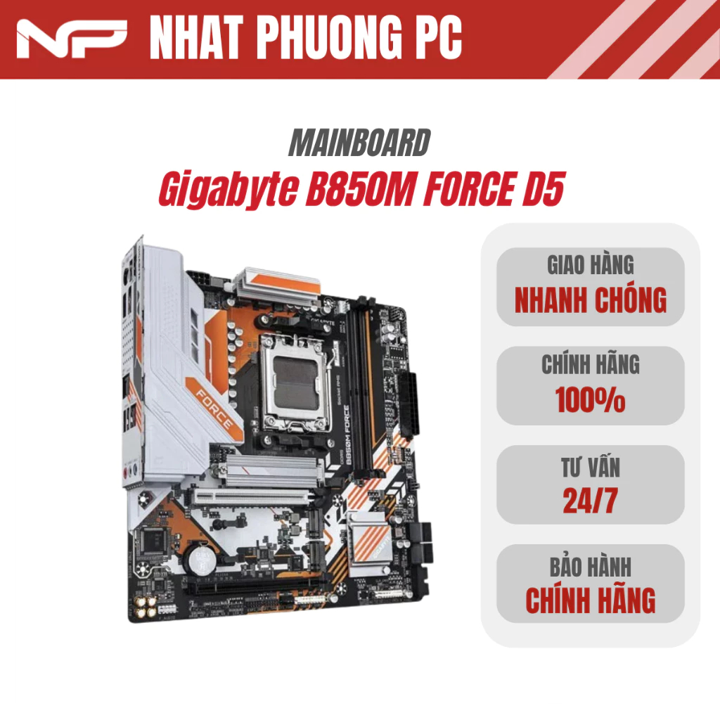Mainboard Gigabyte B850M Force Wifi6E D5