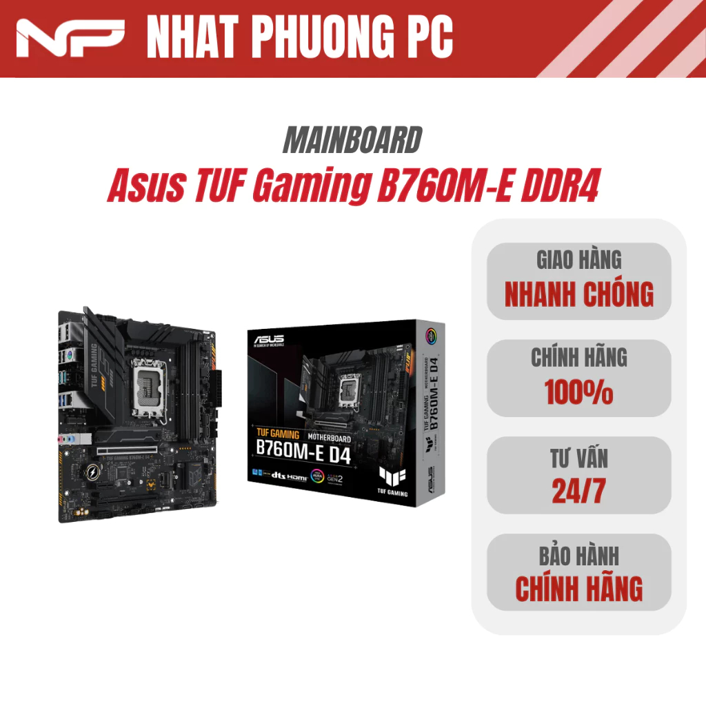 Mainboard Asus TUF Gaming B760M-E DDR4