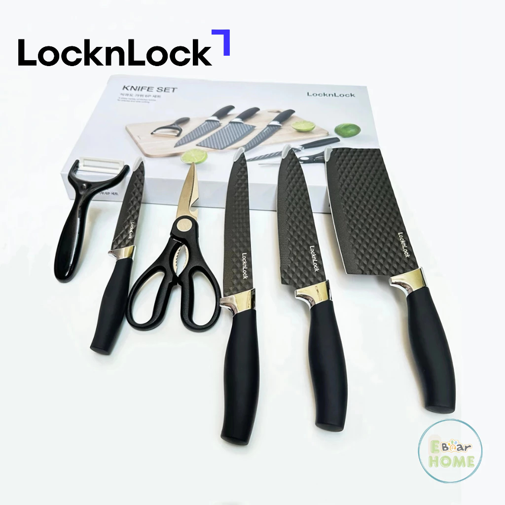 Bộ Dao Nhà Bếp 6 Món LocknLock CKK103S6 - Ebearhome
