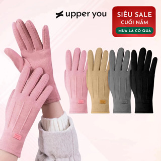  Bao Tay Nữ Cao Cấp Upper You Giữ Ấm Chống Nắng UV Ngón Tay Chạm Màn Hình Cảm Ứng - GLF03 