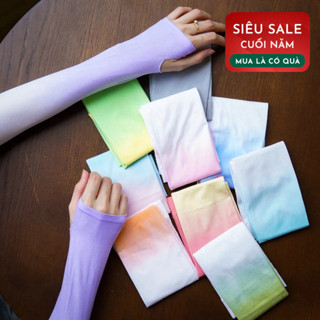  Ống Tay Chống Nắng Nam Nữ Cao Cấp UPPER YOU Loang màu Có Xỏ Ngón Co Giãn 4 Chiều - ASLX01 