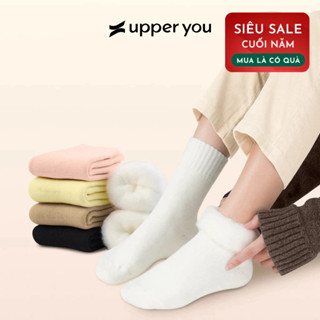  Tất Vớ Nữ Mùa Đông Giữ Nhiệt Siêu Dày Mịn Upper You Giữ Ấm Tốt Tông Màu Vintage - WF4001 WF4002 SNF4003 
