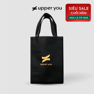  Túi Đựng Quà Tặng Đen UPPER YOU Size 19x12x28.5Cm Chất Liệu Vải Không Dệt Cao Cấp - TUIDE 