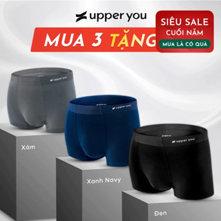   Set 3  Quần Lót Nam Boxer PROMEN Kháng Khuẩn Modal Gỗ Sồi Cao Cấp Upper You Thoáng Mát Co Giãn 4 Chiều - BXM002 