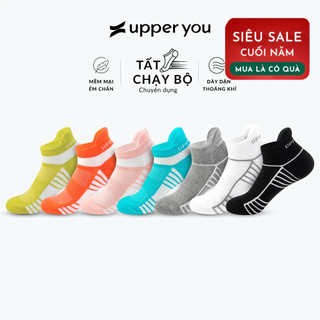  Set 3 Đôi Tất Vớ Chạy Bộ 3 - 21 Km Nam Nữ UPPER YOU Dày Dặn Thấm Hút Mồ Hôi Có Đệm Xù Cực Êm - SPM2005 SPF2002 