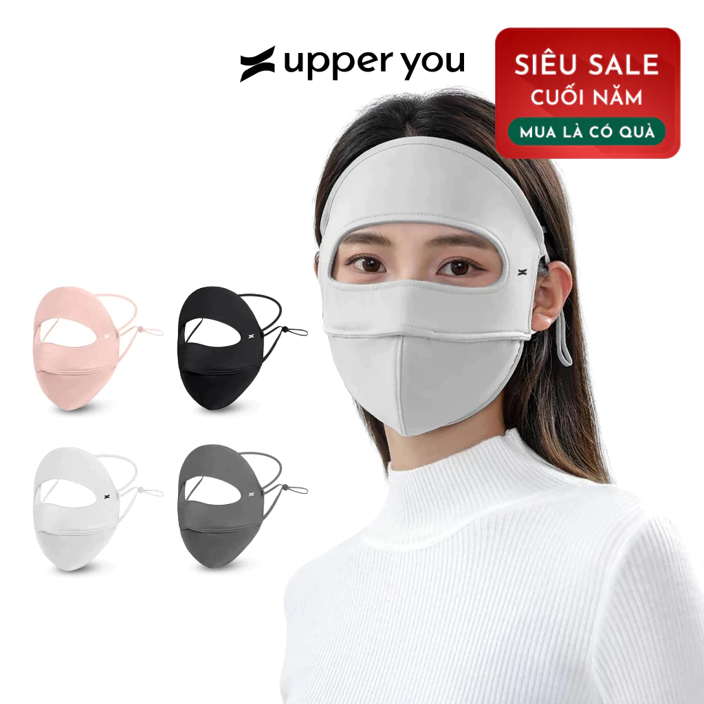 Khẩu Trang Chống Nắng Full Mặt Chống UV UPPER YOU Mịn Mát Thoáng Khí - FM02