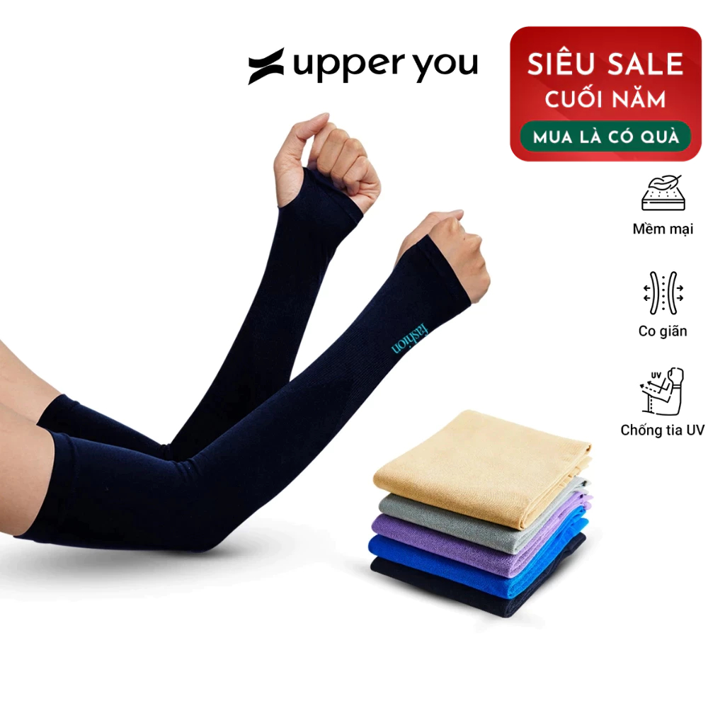 Găng Tay Chống Nắng Basic Ống Tay Trơn Nhiều Màu Chống Tia UV Co Dãn Thấm Hút Mồ Hôi - OTZI