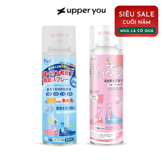  Bình Xịt Khử Mùi Hôi Chân Nano Bạc UPPER YOU Ngăn Ngừa Vi Khuẩn Giảm Tiết Mồ Hôi Hoạt Chất Tự Nhiên An Toàn - XG01 
