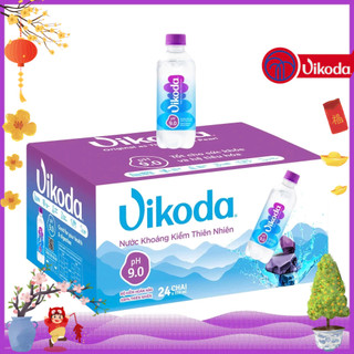  Thùng 24 Chai Nước Khoáng Kiềm Thiên Nhiên Vikoda 350ml - Giàu và bổ sung vi khoáng tự nhiên từ nguồn Đảnh Thạnh 