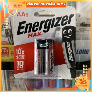 Vỉ 2 Viên Pin Energizer AA - AAA Cao Cấp Max Alkaline