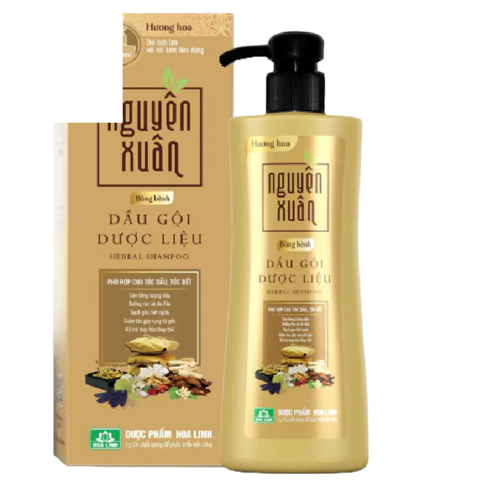  Dầu gội dược liệu Nguyên Xuân Bồng bềnh 250ml - Ngát hương hoa phù hợp cho da đầu dầu 