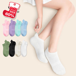  Tất Nữ Cổ Ngắn SOCKSWORLD Mềm Êm Có Đệm Dệt Lưới Thoáng Khí  Basic Rumee Girl Thấm Hút - SWF206 