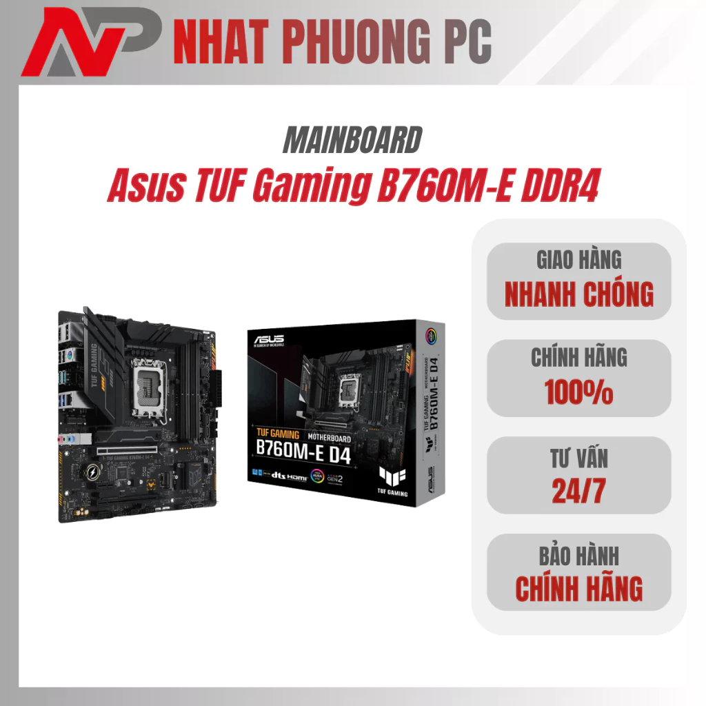 Mainboard Asus TUF Gaming B760M-E DDR4