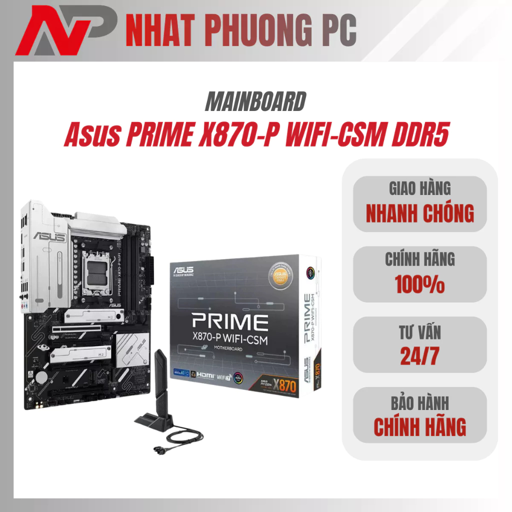 Mainboard Asus PRIME X870-P WIFI-CSM DDR5