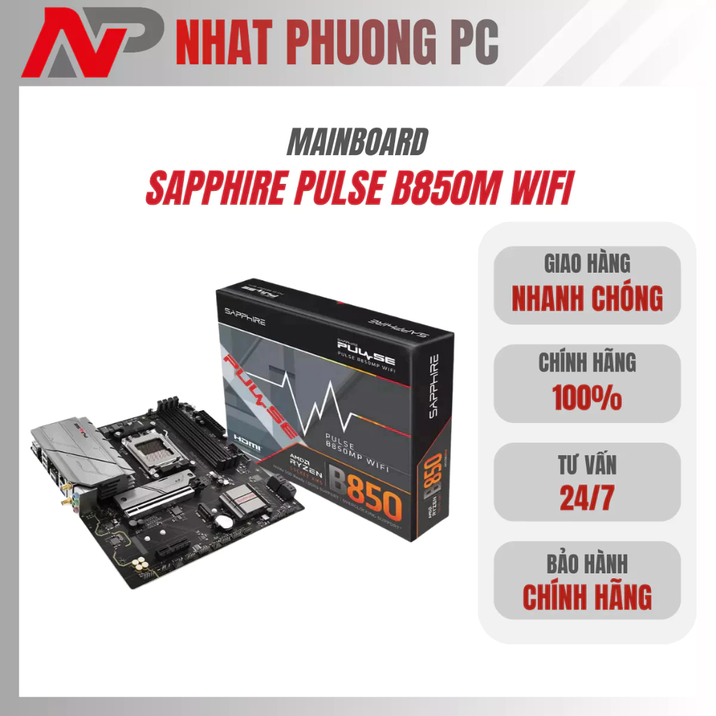 MAINBOARD SAPPHIRE PULSE B850M WIFI
