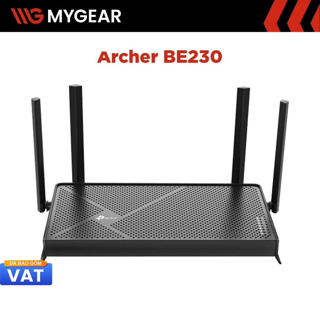 Router Wi-Fi TP-Link Archer BE230 BE3600 Dual-Band Wi-Fi 7 MLO USB 3.0
