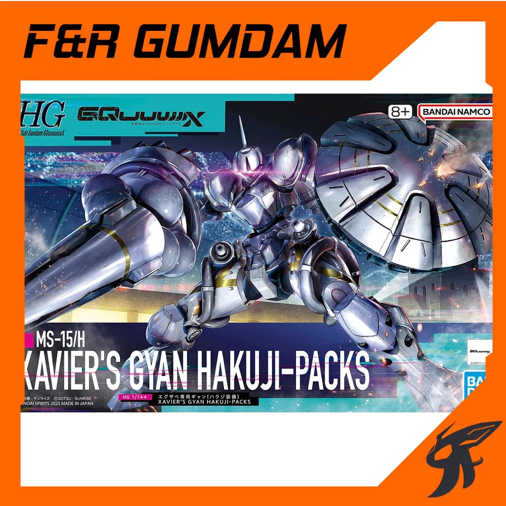 Mô hình lắp ráp Bandai HGGQ MS-15/H Xavier's Gyan (Hakuji Packs)