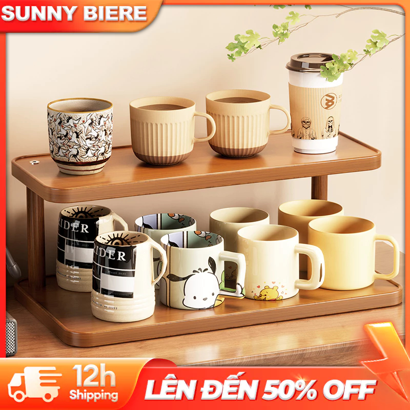 SUNNY BIERE Kệ lưu trữ 2 Tầng Giá đựng đồ đa năng tiết kiệm không gian | BigBuy360 - bigbuy360.vn
