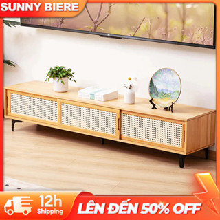  SUNNY BIERE Kệ Tivi Phòng Khách Cửa Lùa Hiện Đại Decor Trang Trí Độc Đáo 