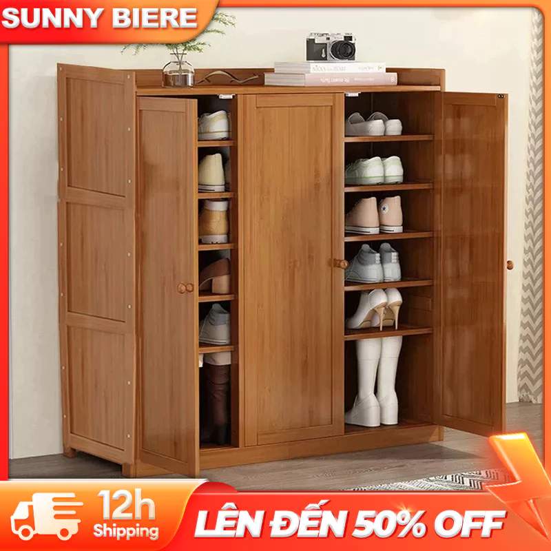 SUNNY BIERE Tủ Đựng Giày Dép 7 Tầng Cây Tre Chống Nước Chống Ẩm Mốc | BigBuy360 - bigbuy360.vn
