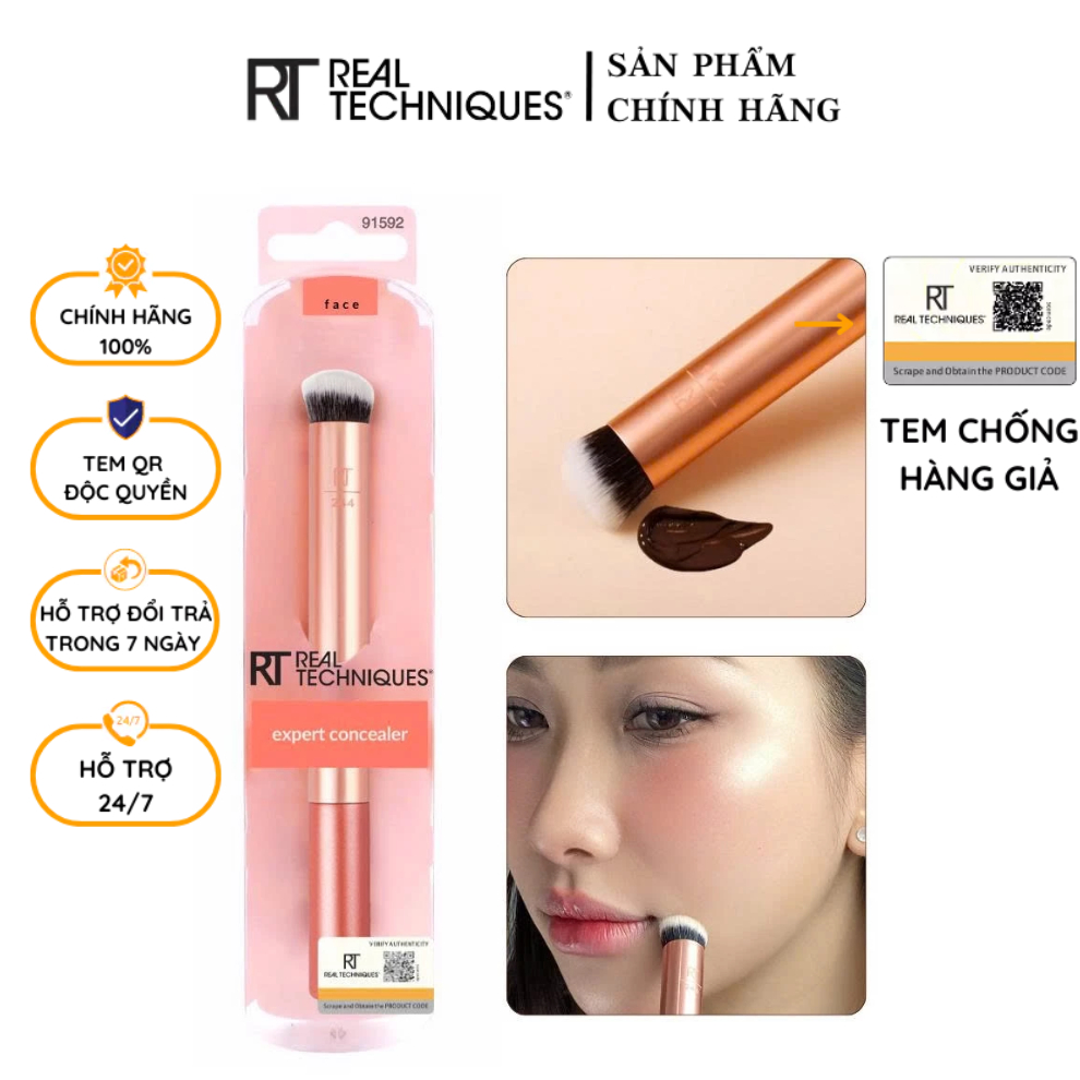 Cọ Che Khuyết Điểm RT Real Techniques Expert Concealer 244