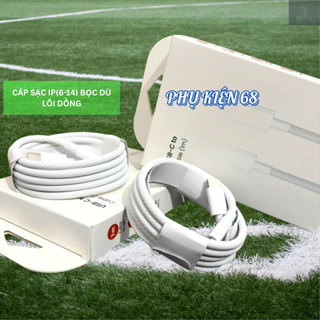2 Cáp sạc nhanh bọc dù PD COMBO 2 DÂY SẠC cho phone 6 đến 14PRM dây sạc nhanh dài 1m 1.5m 2m