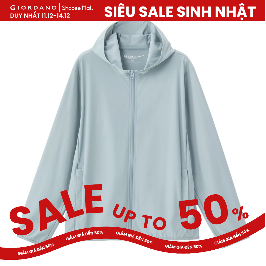 GIORDANO Áo Khoác Nam Skin Windbreaker 01075011