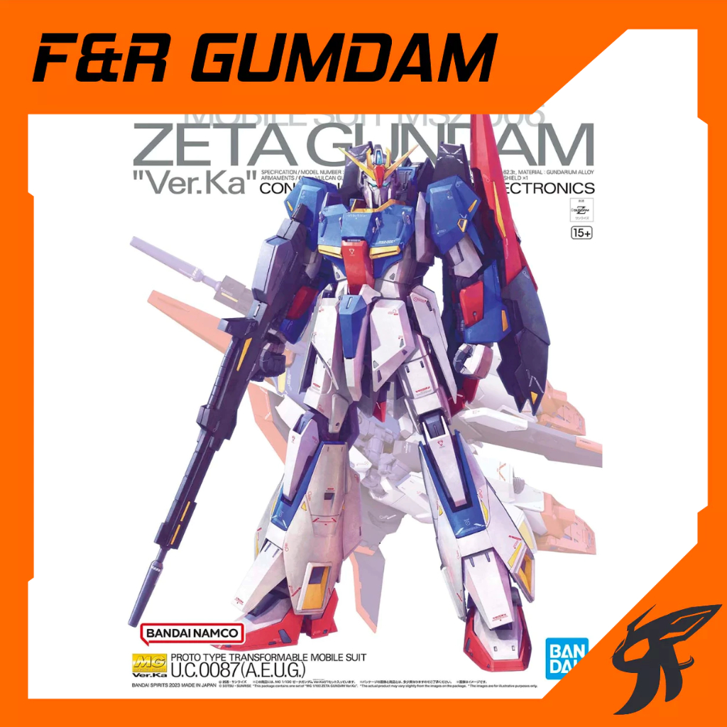 MÔ HÌNH LẮP RÁP MG MSZ-006 Zeta Gundam (Ver. Ka) BANDAI