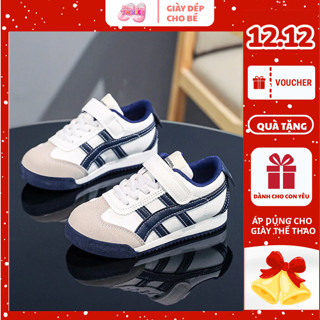   M125 Giày thể thao cho bé giày siêu nhẹ đi học đi chơi êm mềm cho bé trai bé gái giày bata đế bệt thu đông 