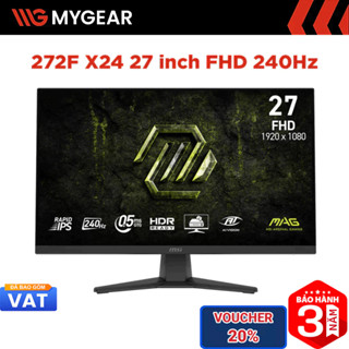  Màn hình Gaming MSI MAG 272F X24 27 inch FHD 240Hz 0.5ms Rapid IPS 