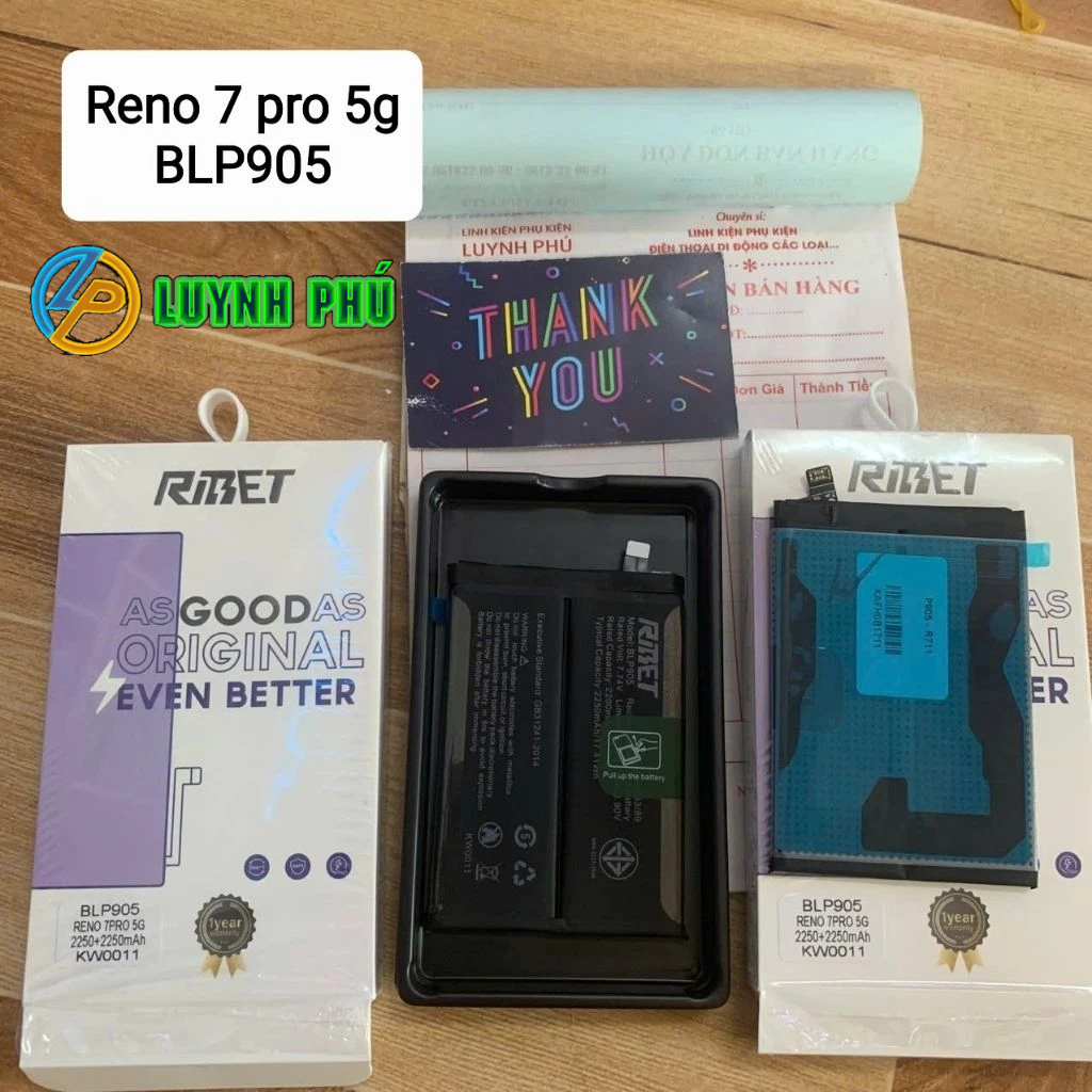 Pin oppo reno 7 pro 5G/BLP905 mới ảnh thật