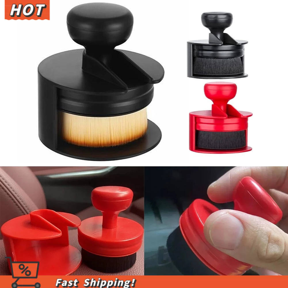 [PZYK] Car Tire Shine Applicator Tire Shine Brush With Stand For Auto Detailing Cleaner