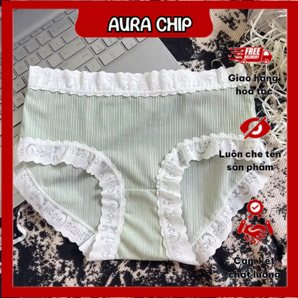 Sét Quần Lót Lụa RenPhong Cách Kiểu Pháp Gợi Cảm, Thiết Kế Thanh Lịch, Chất Liệu Cotton Đẹp, Kháng K