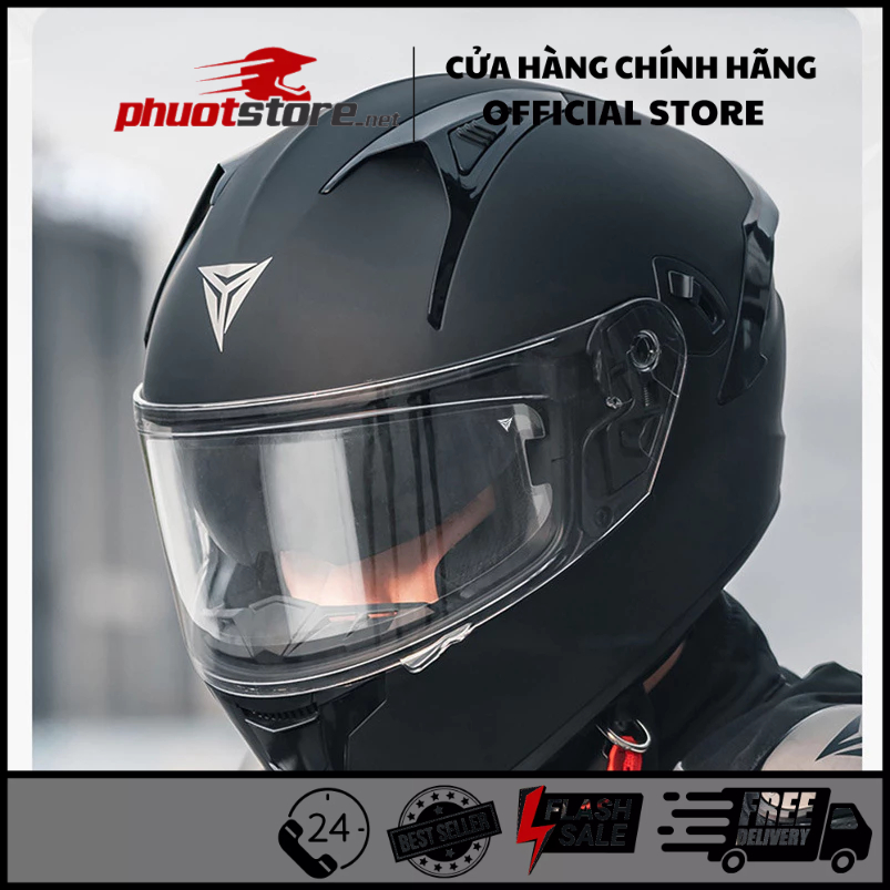 Pinlock mũ bảo hiểm fullface Motowolf mdl 1912