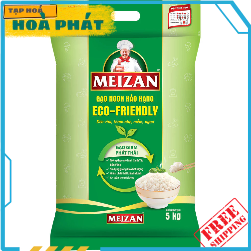 Gạo Ngon Hảo Hạng Eco Friendly Meizan 5kg Meizan