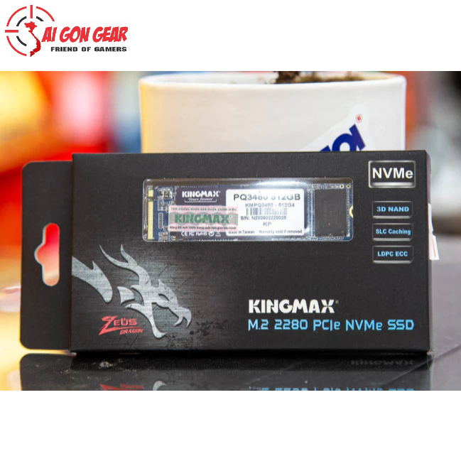 SSD Kingmax  PQ3480  M2 PCIe   512GB