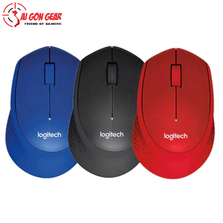 Mouse LOGITECH - M331 - Wireless (XANH/ĐEN/ĐỎ)
