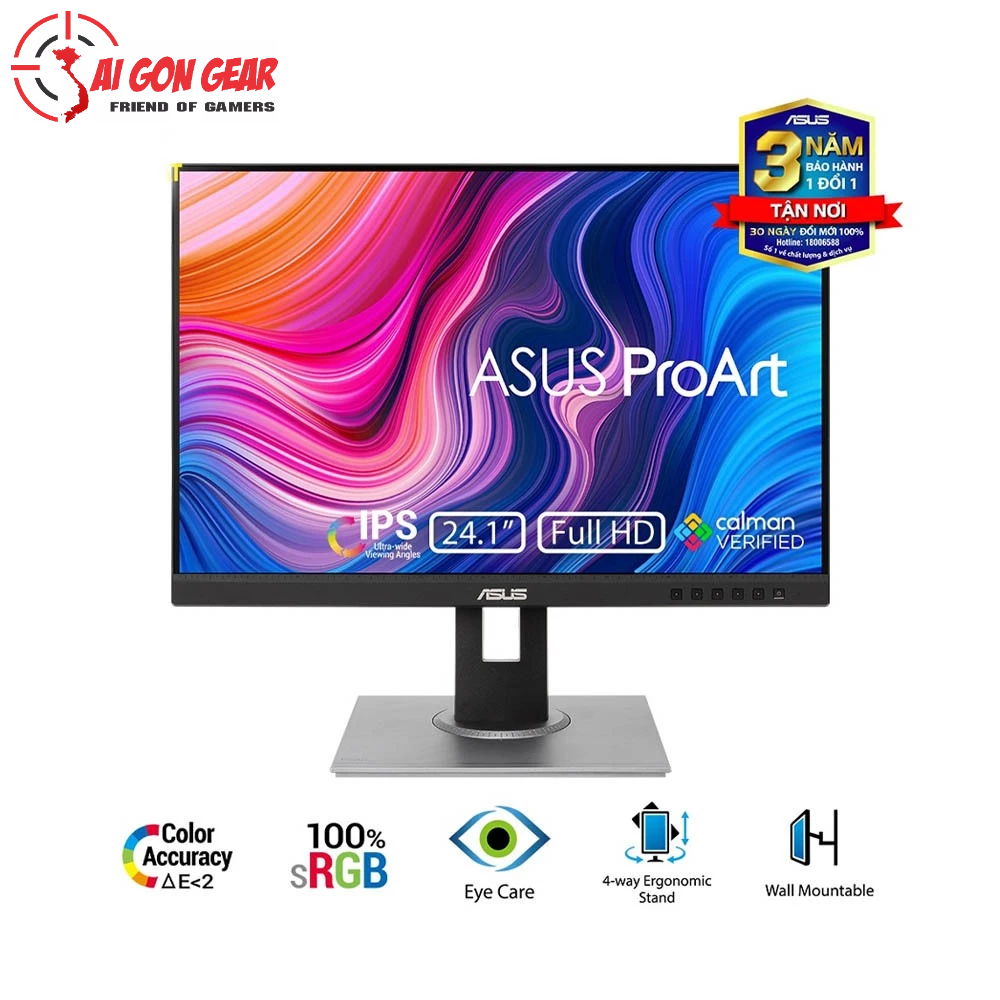 Màn hình Asus ProArt PA248QV 24 inch FHD IPS 75Hz 5ms