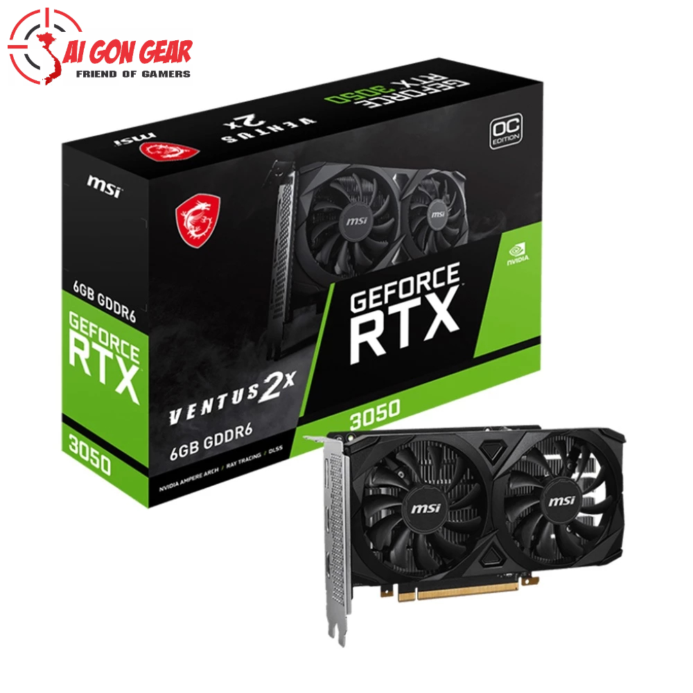VGA MSI RTX 3050 VENTUS 2X 6GB OC