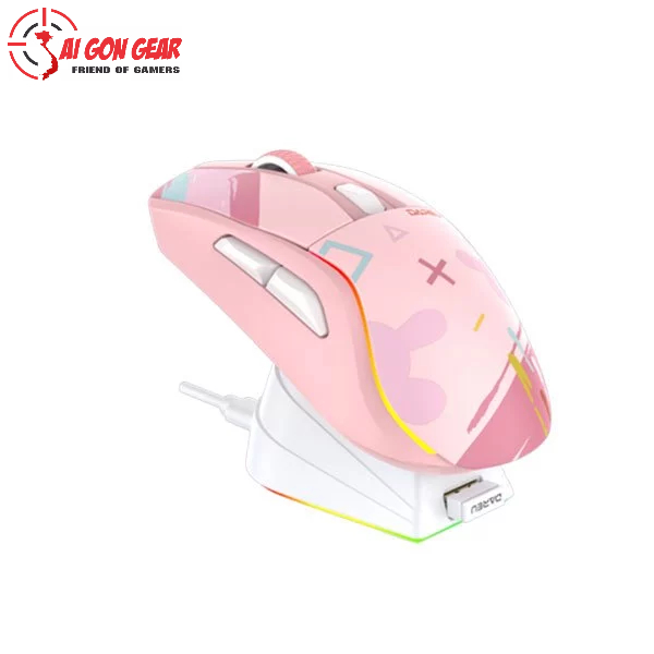 Chuột Không Dây DAREU A950 Candy Pink