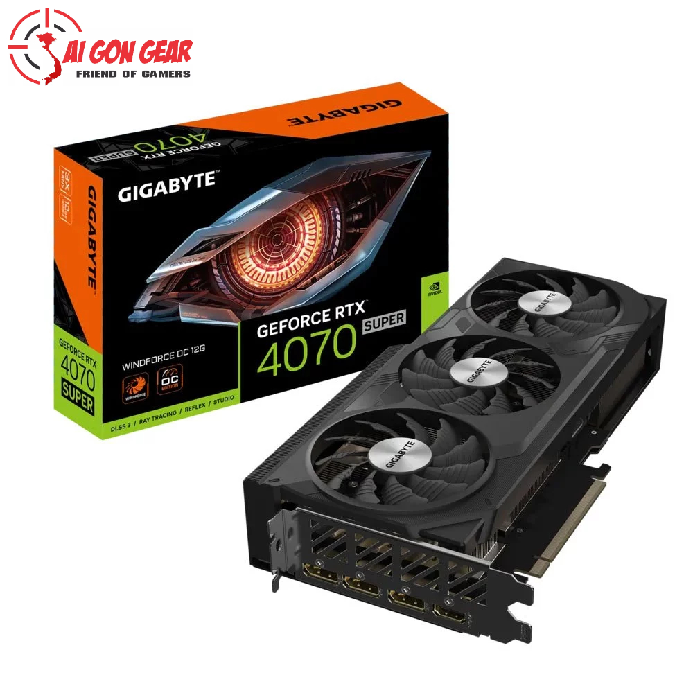 VGA Gigabyte RTX 4070 Super Windforce OC 12G