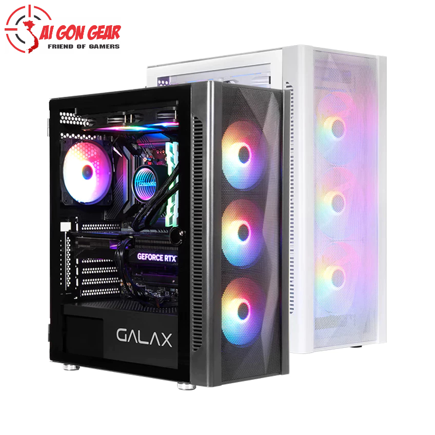 Case Galax Gaming Case Revolution-06 (Black-White)