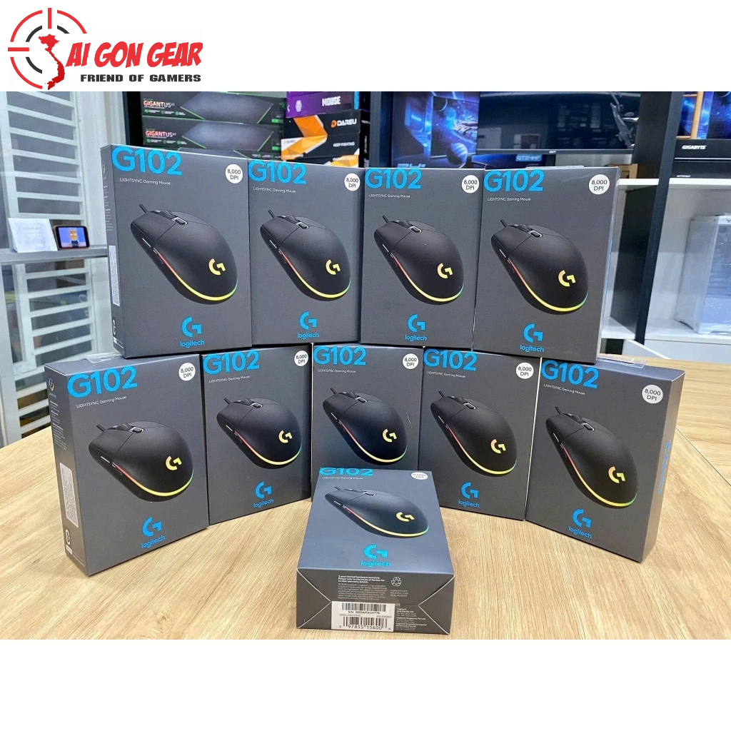 Chuột Có dây Gaming Logitech G102 Gen2 Lightsync