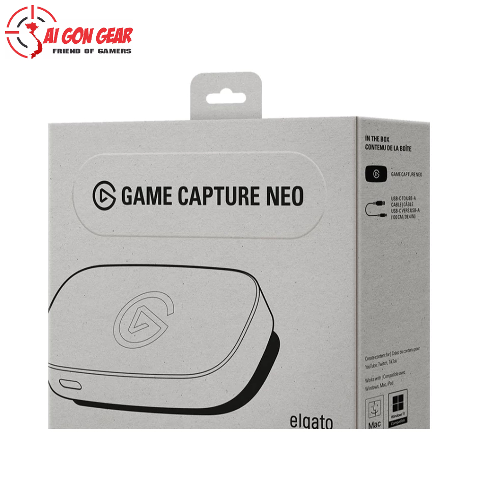 Thiết Bị Stream Elgato Gaming Video Capture Game Capture Neo 10GBI9901