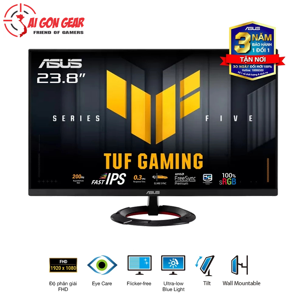 Màn hình Gaming Asus TUF VG249Q5R 24 inch FHD IPS 200Hz