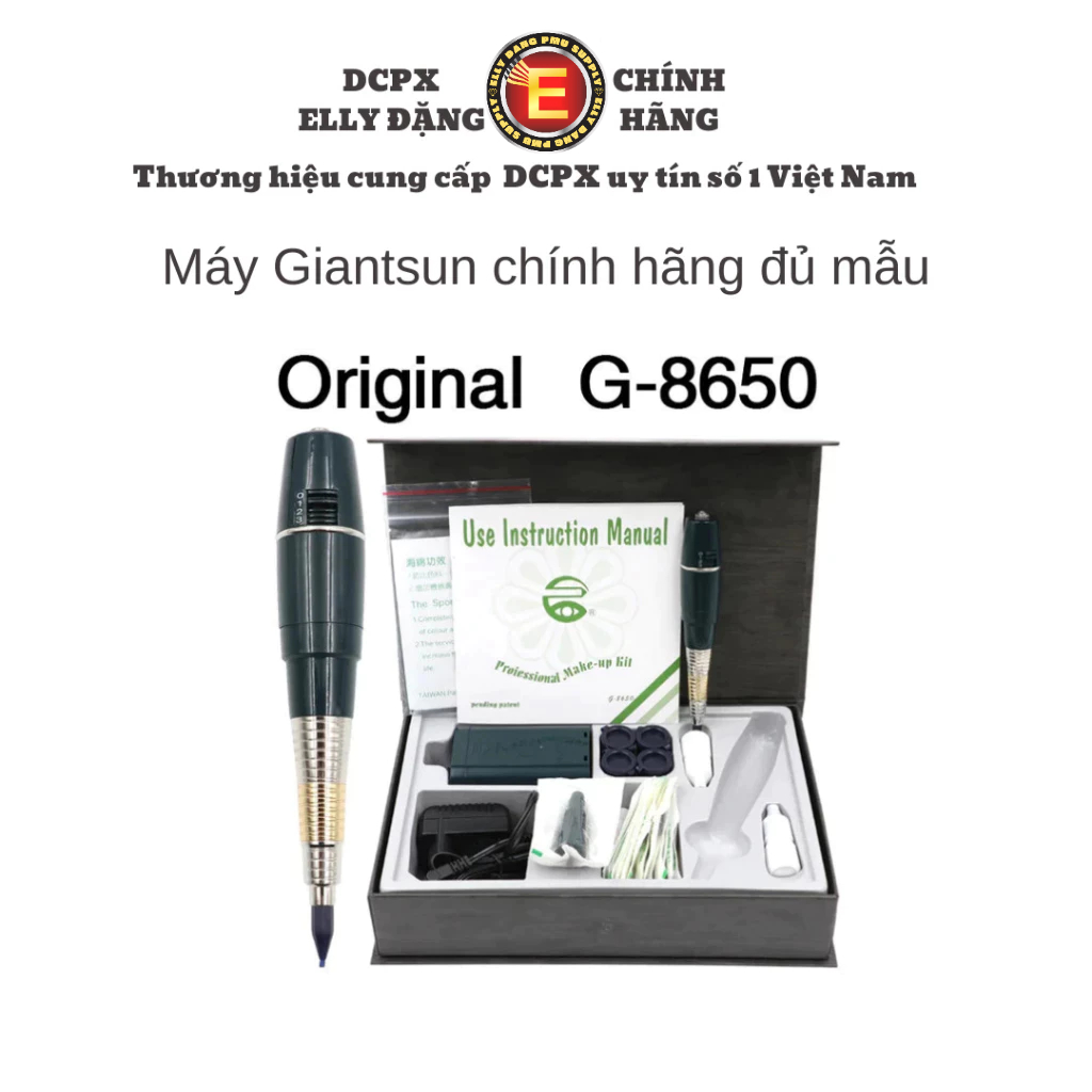 Máy phun xăm Giantsun 9430, 8650, 9740 đài loan chính hãng Elly Đặng