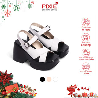  Giày Sandal Nữ Cao Gót 10cm Kiểu Hở Mũi Pixie H356 