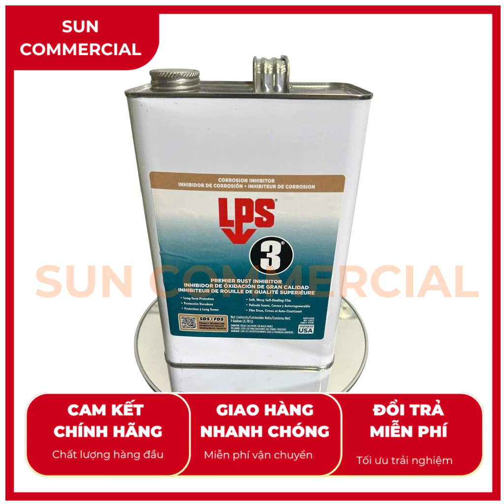 Chất chống rỉ sét lps3 (1 gallon/bình) - lps 3 premier rust inhibitor (product code: M03128)